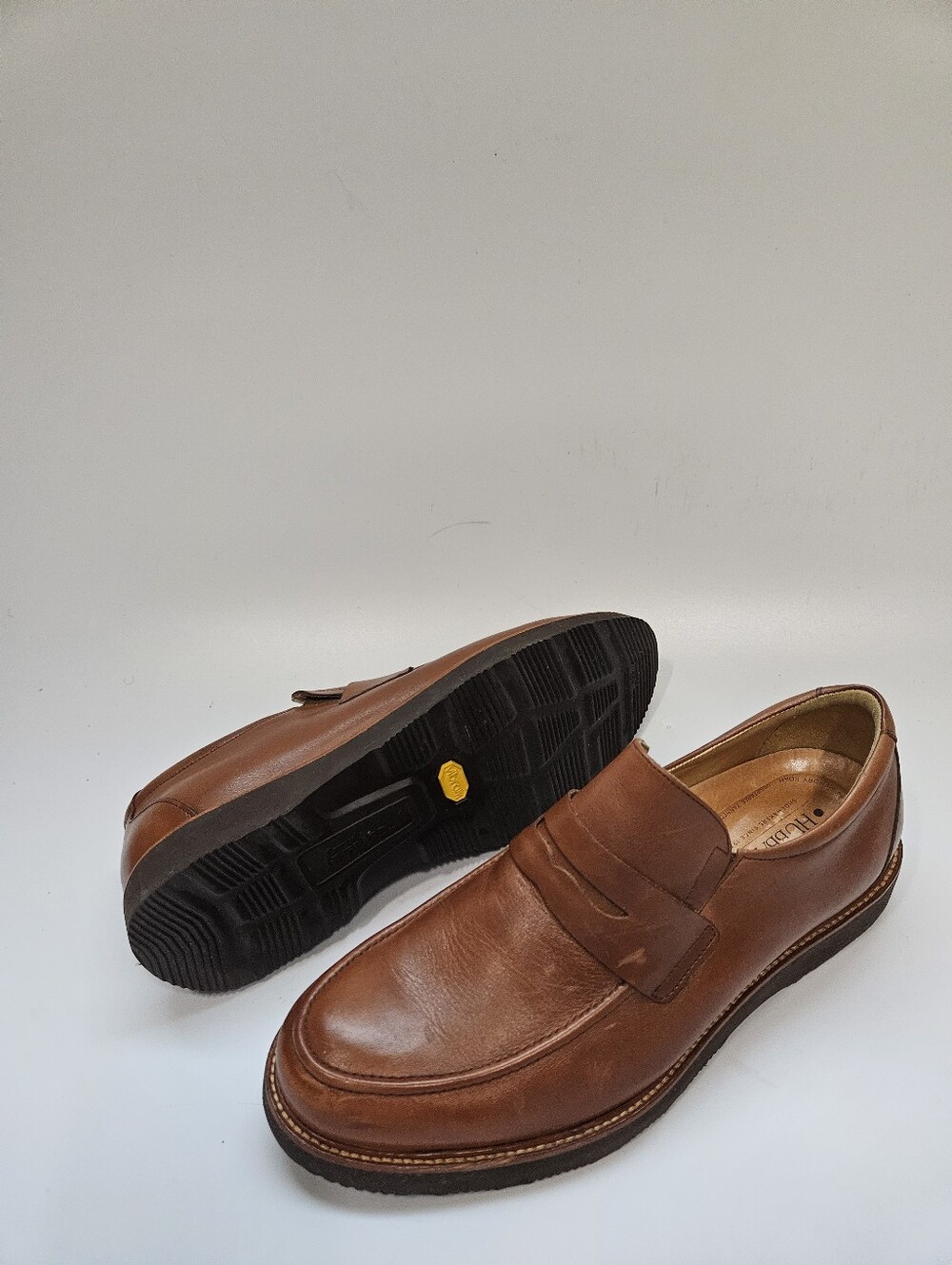 Samuel Hubbard Ivy Legend Whiskey Leather Slip On Penny Loafers Men 11